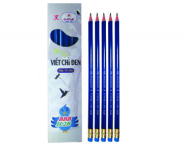  Viết chì đen dẻo BBB H.2B