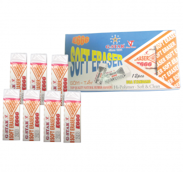 Erasers  E666 white 