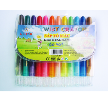 Sáp vặn G-Star 907 - 12 màu (Cây ngắn)