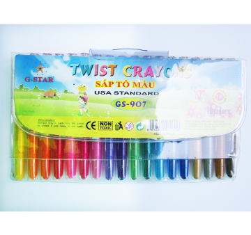 Sáp vặn G-Star 907 - 18 màu (Cây ngắn)