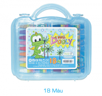 Sáp dầu Dooly 18 màu