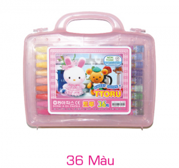 Oil Pastel - Ttoru - 36 Color Plastic Case