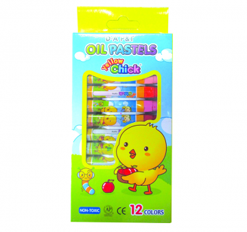 Oil Pastel - 12 Colors Paper Box 