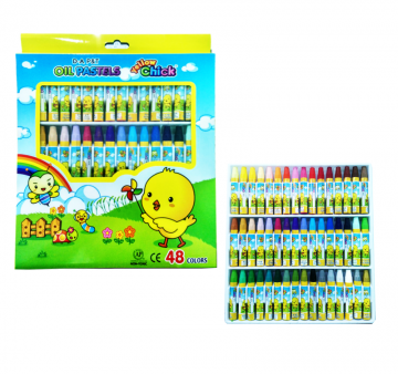 Oil Pastel - 48 Colors Paper Box 